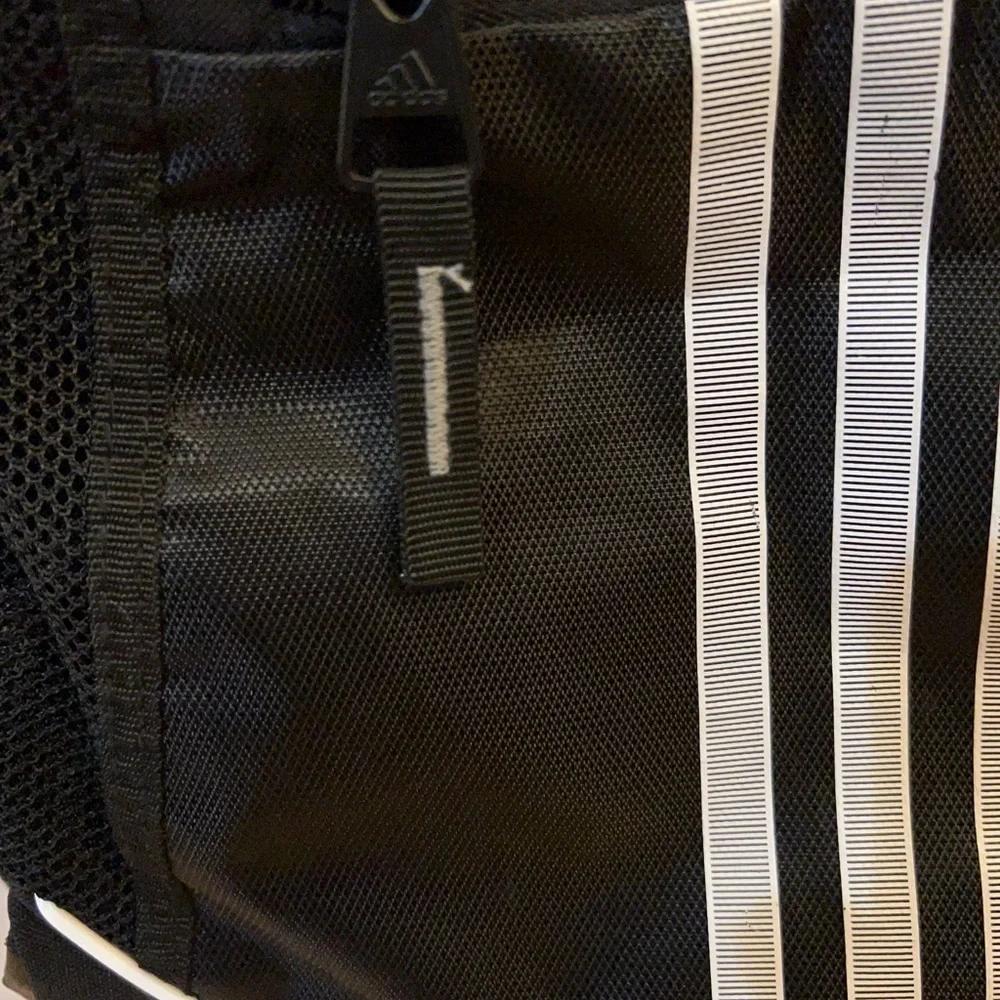 Adidas Alliance ll Black and White Drawstring Backpack